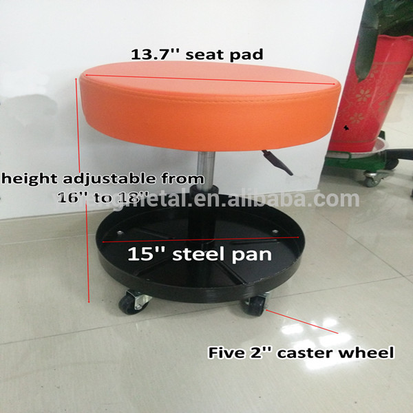 Garage Adjustable Seat stool with Wheel